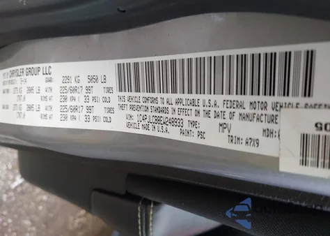 2014 Jeep Cherokee Latitude из США, поврежденный, VIN 1C4PJLCB8EW248933